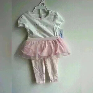 Carter’s daddy’s little princess size 9 months tutu set NWT